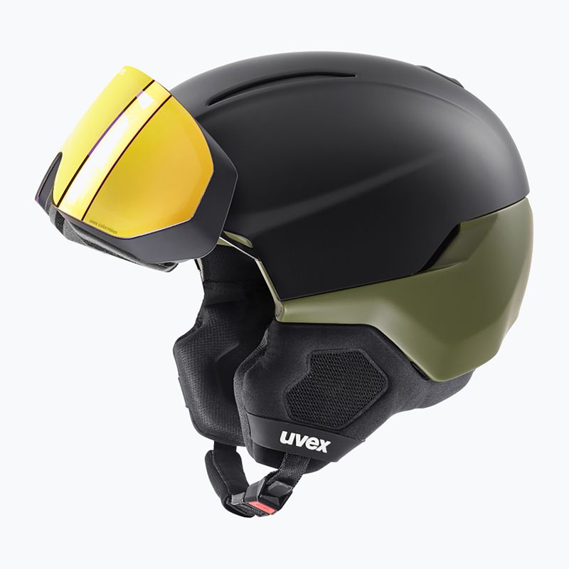 Lyžiarska prilba UVEX Horizon CV black/khaki matt 6