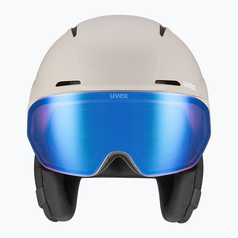 Lyžiarska prilba UVEX Horizon CV MIPS warm grey matt 2