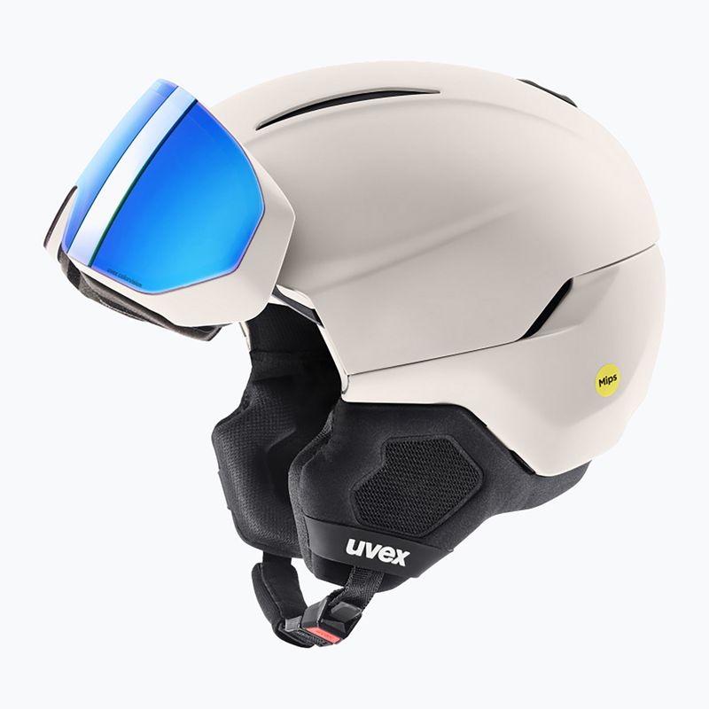 Lyžiarska prilba UVEX Horizon CV MIPS warm grey matt 6