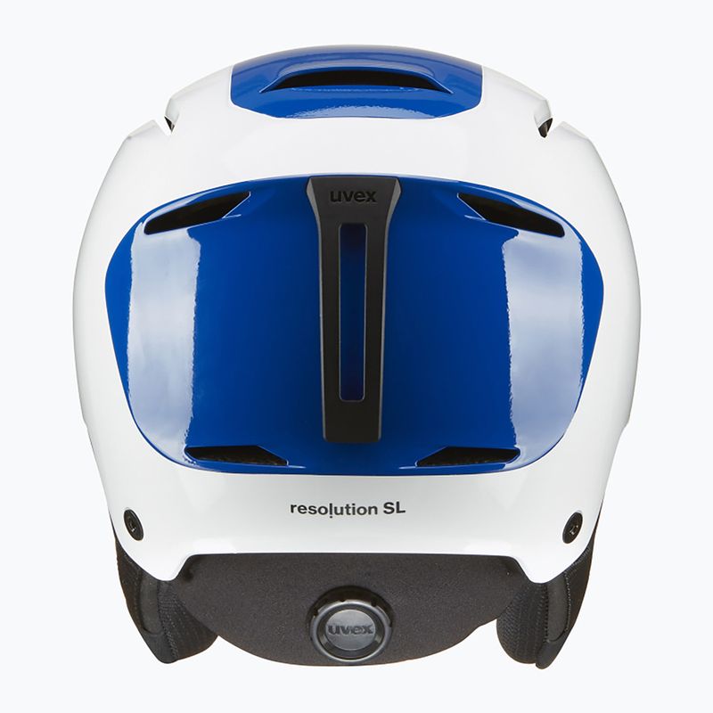 Lyžiarska prilba UVEX Resolution SL white/blue 3