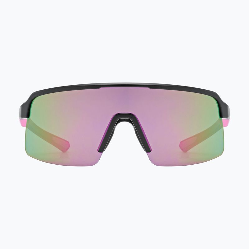 Detské slnečné okuliare UVEX Dyrt Jr black pink mat/mirror pink 2