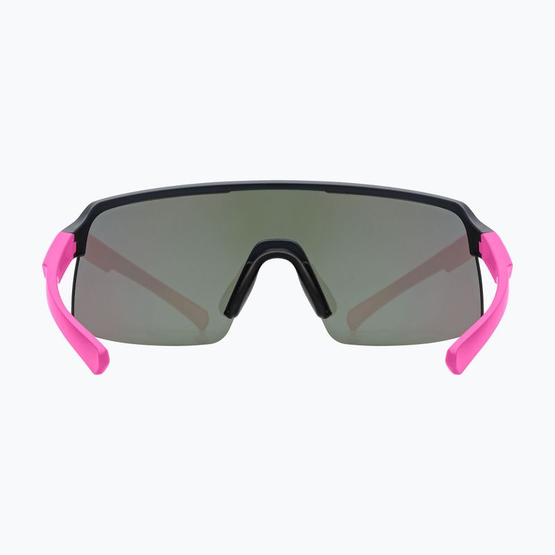Detské slnečné okuliare UVEX Dyrt Jr black pink mat/mirror pink 3