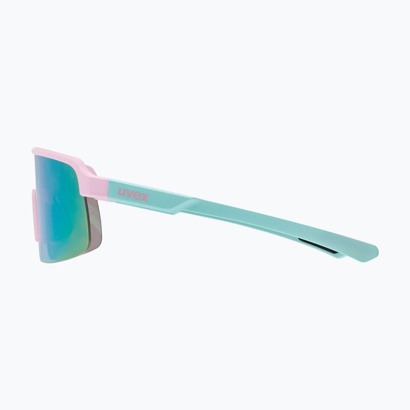 Detské slnečné okuliare UVEX Dyrt Jr pink/green matt/mirror pink 5
