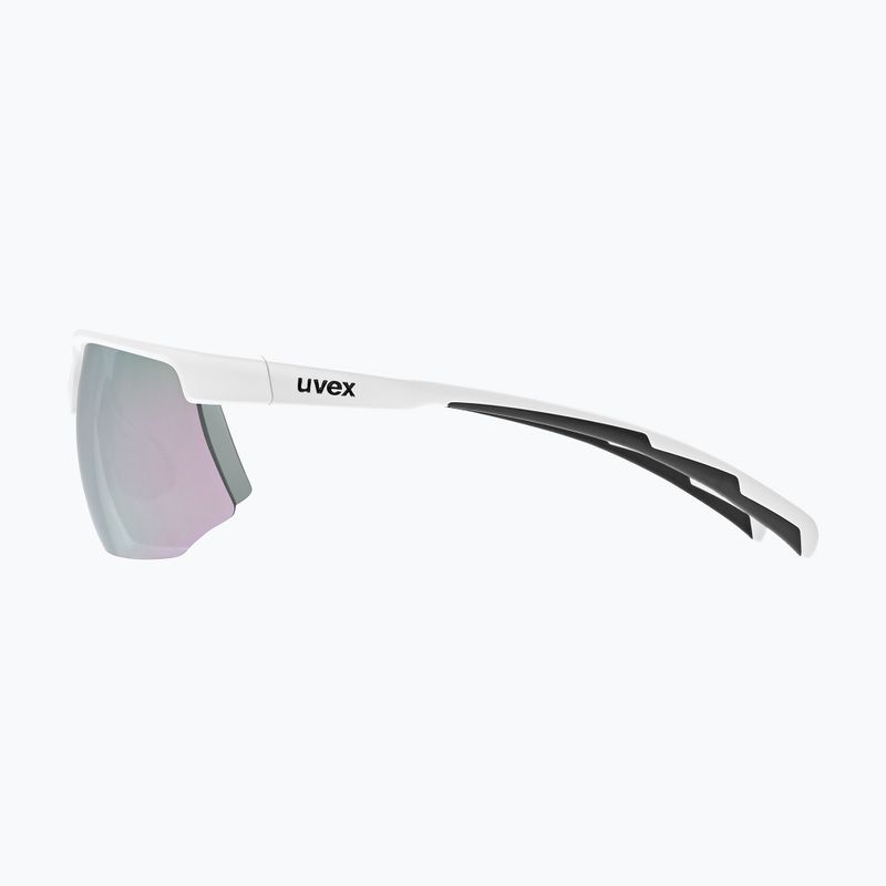 Slnečné okuliare UVEX Aerios Small white matt/mirror rose 5