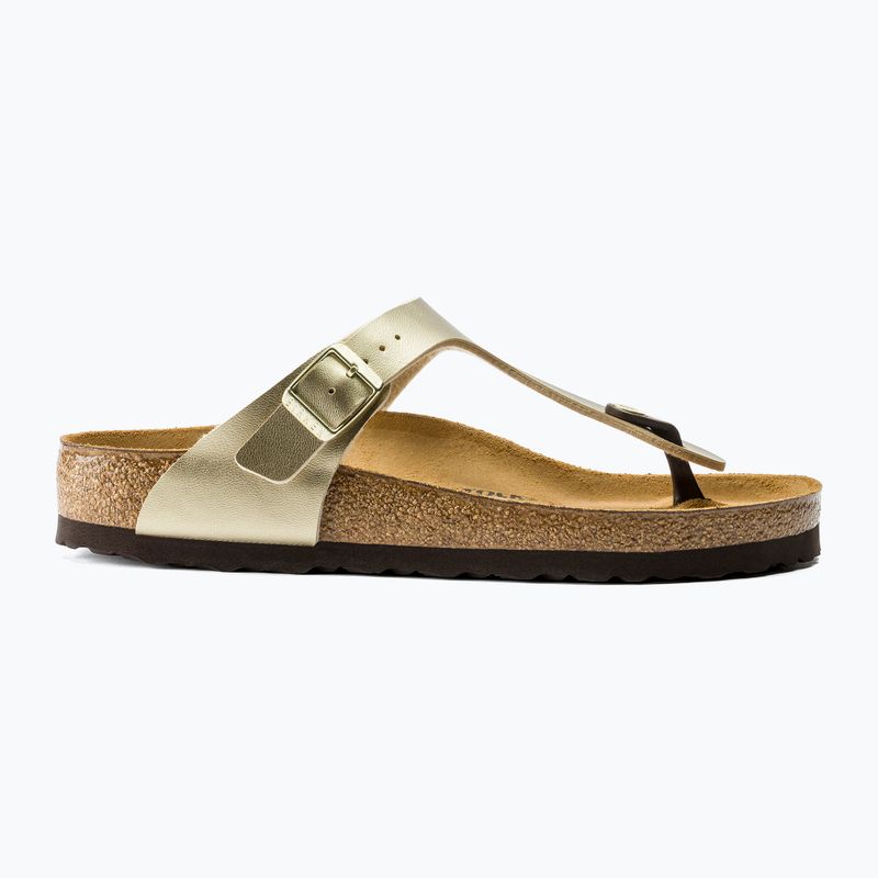 Dámske žabky BIRKENSTOCK Gizeh BF Regular gold 9