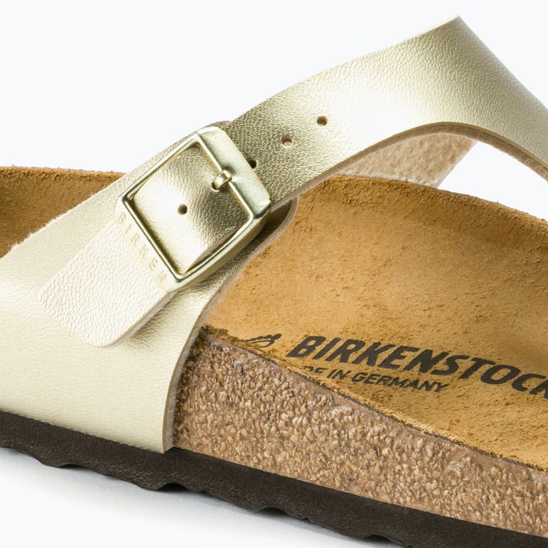 Dámske žabky BIRKENSTOCK Gizeh BF Regular gold 10