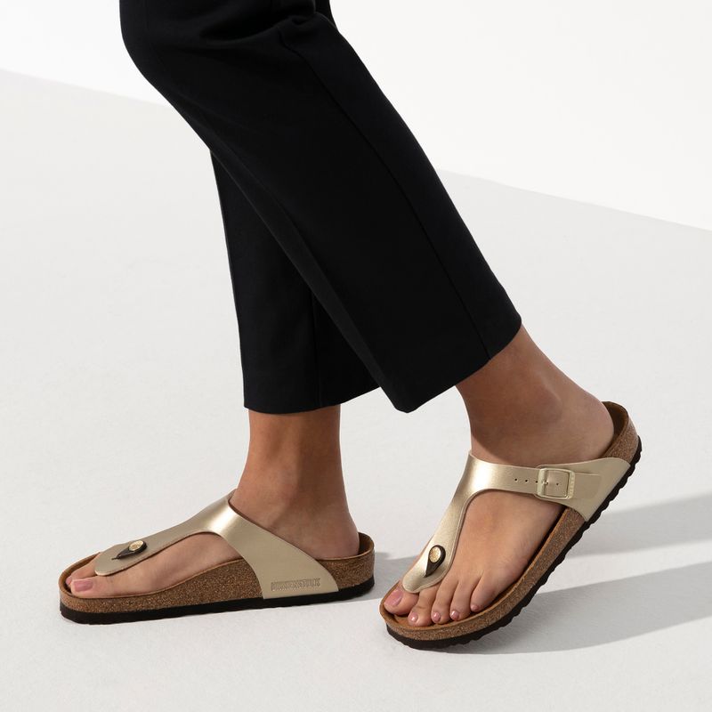 Dámske žabky BIRKENSTOCK Gizeh BF Regular gold 15