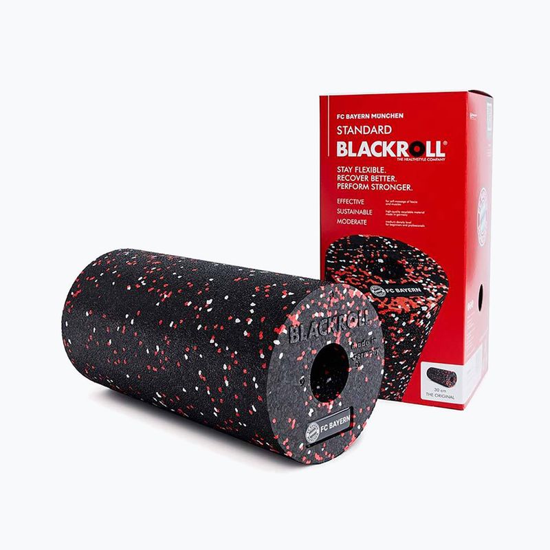 Masážny valček BLACKROLL FC Bayern München Standard Limited black/white/red 2