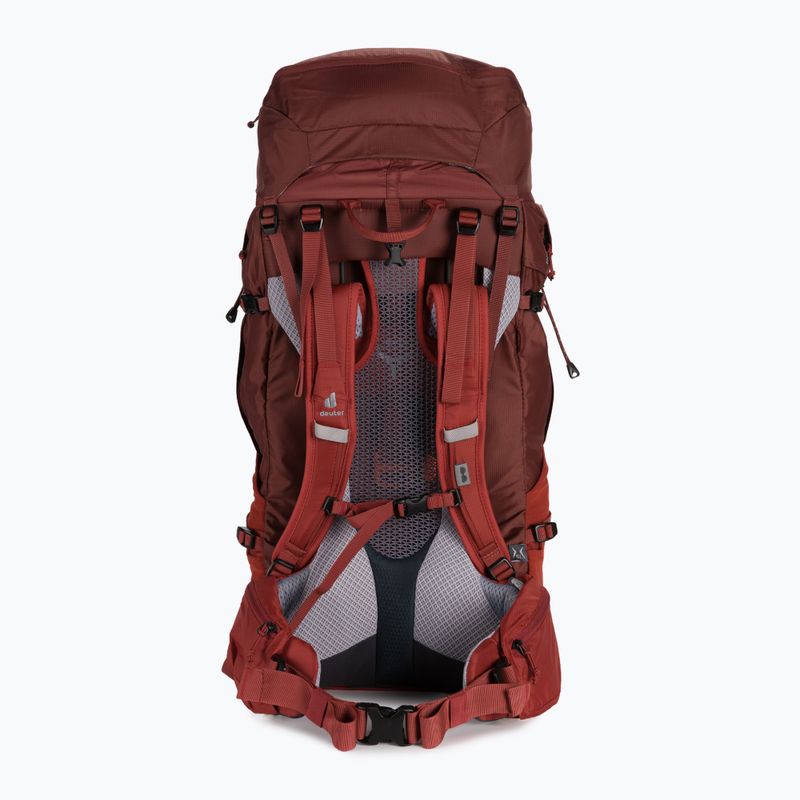Deuter Futura Air Trek SL 45 + 10 l trekingový batoh červený 3402021 3