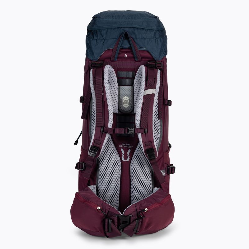 Dámsky trekingový batoh Deuter Aircontact Lite SL 35+10 l blue-maroon 3340221 2