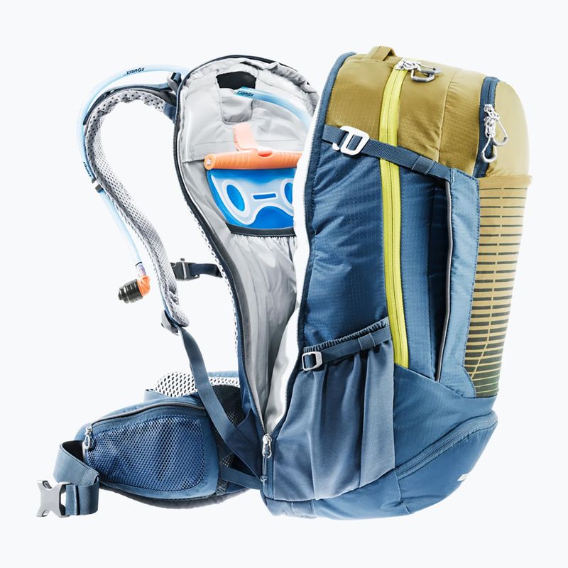 Deuter Trans Alpine Pro 28 l modro-hnedý batoh na bicykel 6314 3201121 9