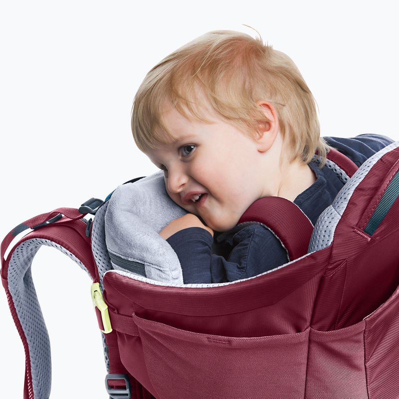 Detský cestovný nosič Deuter Kid Comfort bordový 362022150260 11