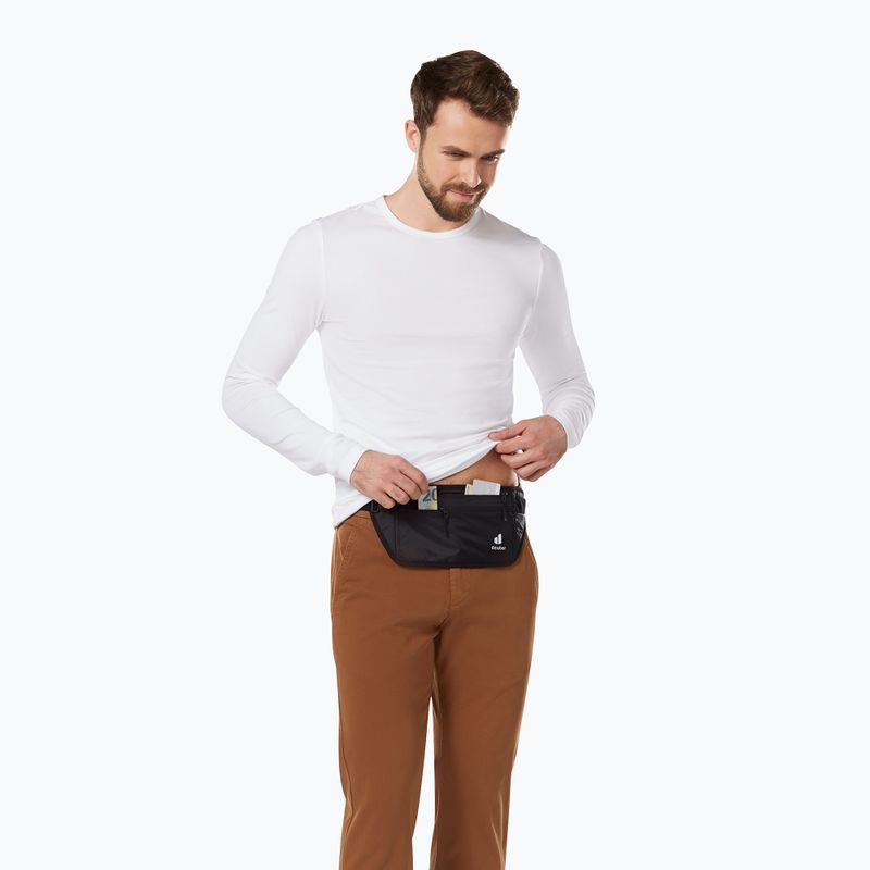 Bezpečnostné vrecko na peniaze Deuter Money Belt II čierne 395082170000 8