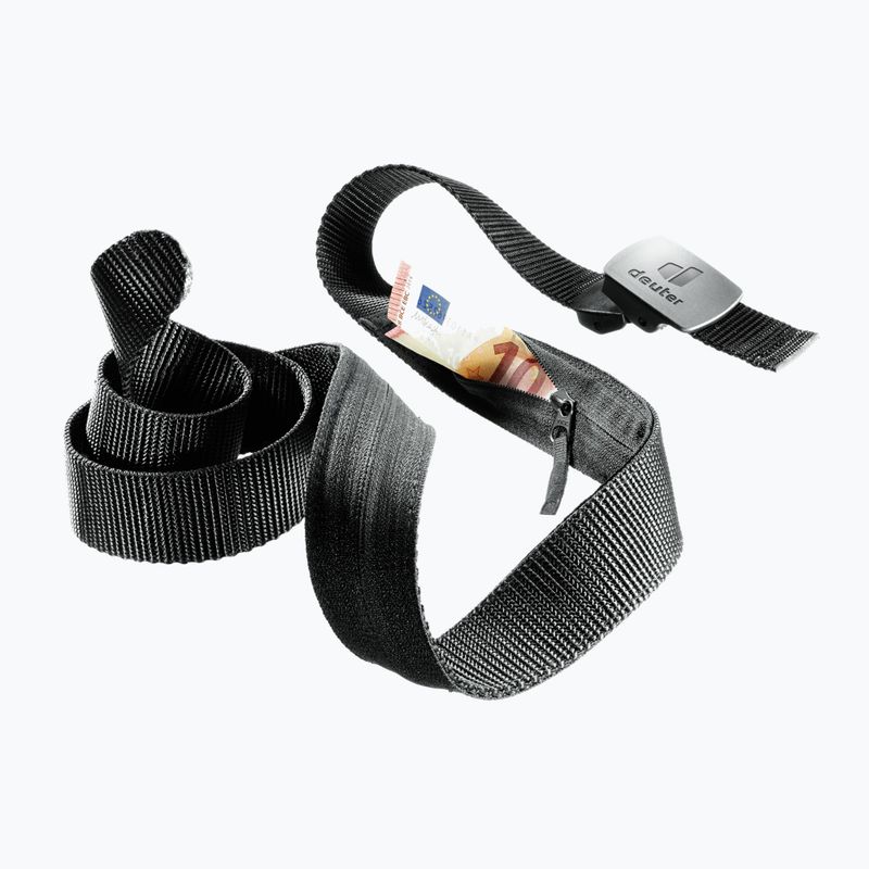 Opasok na nohavice s tajným vreckom deuter Security Belt black 395102170000 3