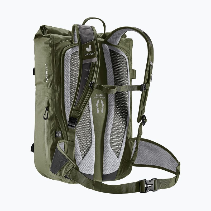 Cyklistický batoh Deuter Amager 25+5 khaki 6