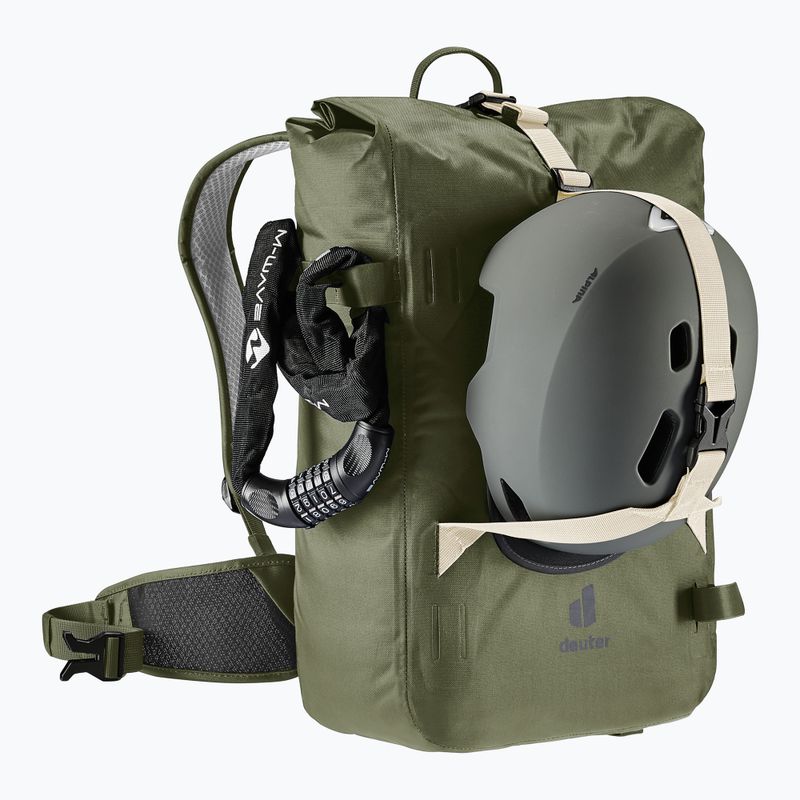 Cyklistický batoh Deuter Amager 25+5 khaki 7