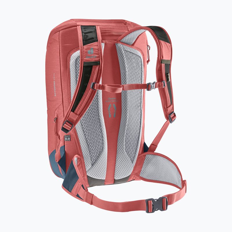 Cyklistický batoh deuter Rotsoord 25+5 l redwood/ink 4