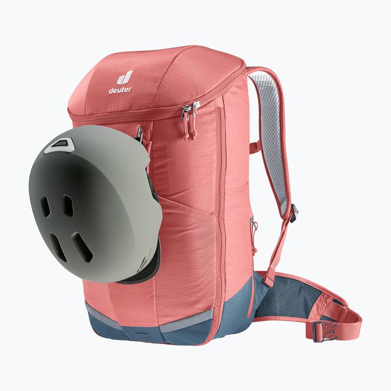 Cyklistický batoh deuter Rotsoord 25+5 l redwood/ink 8