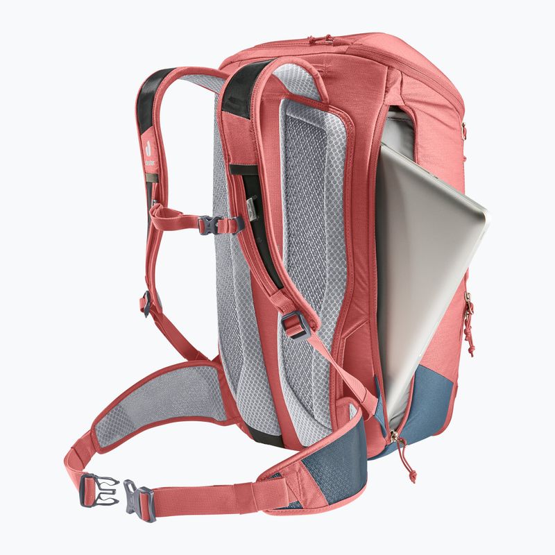 Cyklistický batoh deuter Rotsoord 25+5 l redwood/ink 9