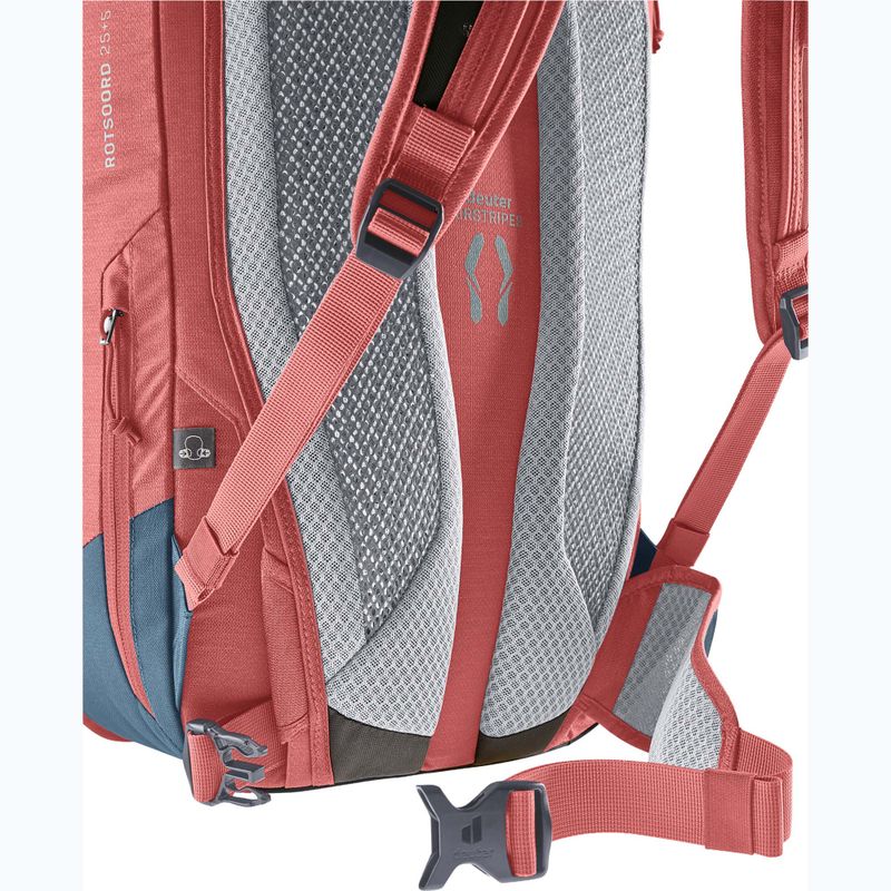 Cyklistický batoh deuter Rotsoord 25+5 l redwood/ink 11
