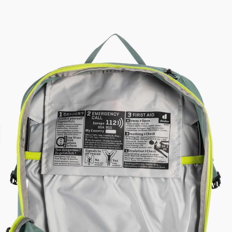 Turistický batoh Deuter Speed Lite 25 l zeleno-modrý 341042228070 10