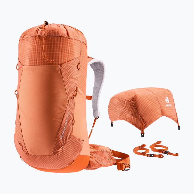 Trekingový batoh deuter Aircontact Ultra 45+5 SL sienna/paprika 7