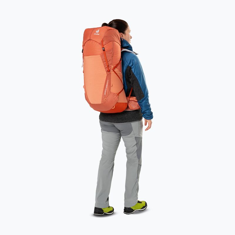 Trekingový batoh deuter Aircontact Ultra 45+5 SL sienna/paprika 12