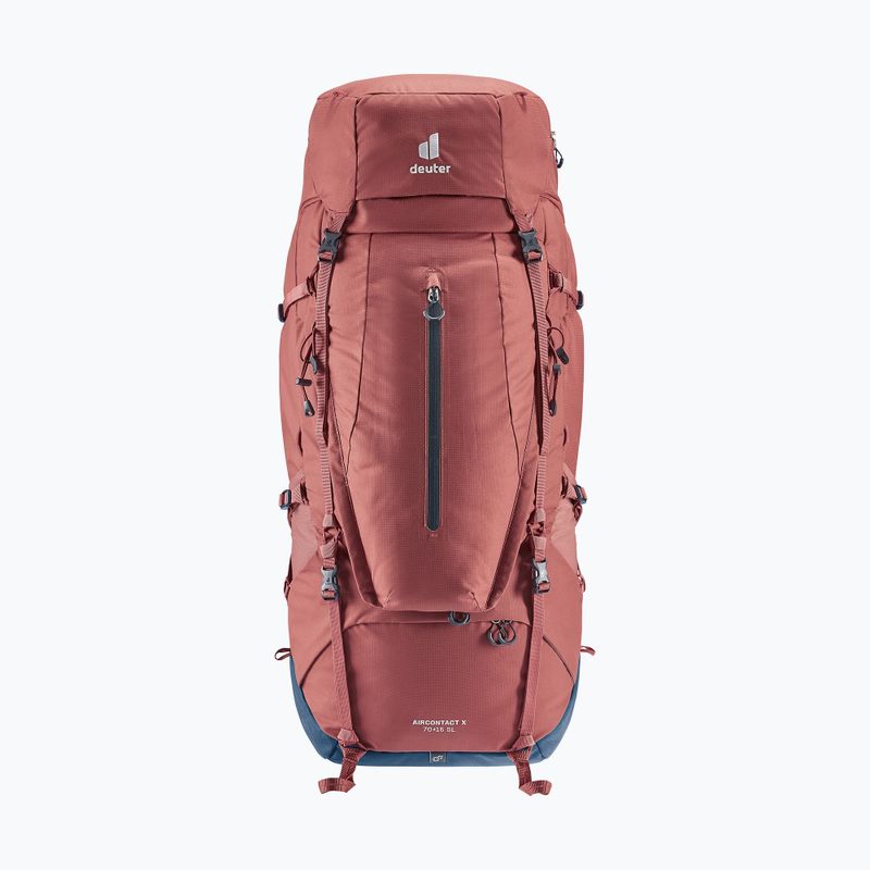 Dámsky trekingový batoh deuter Aircontact X 70+15 SL redwood/ink