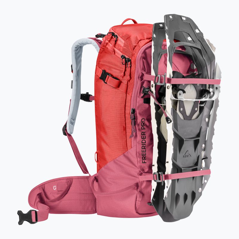 Dámsky lyžiarsky batoh deuter Freerider Pro 32+ l SL 330342255850 maron/currant 8