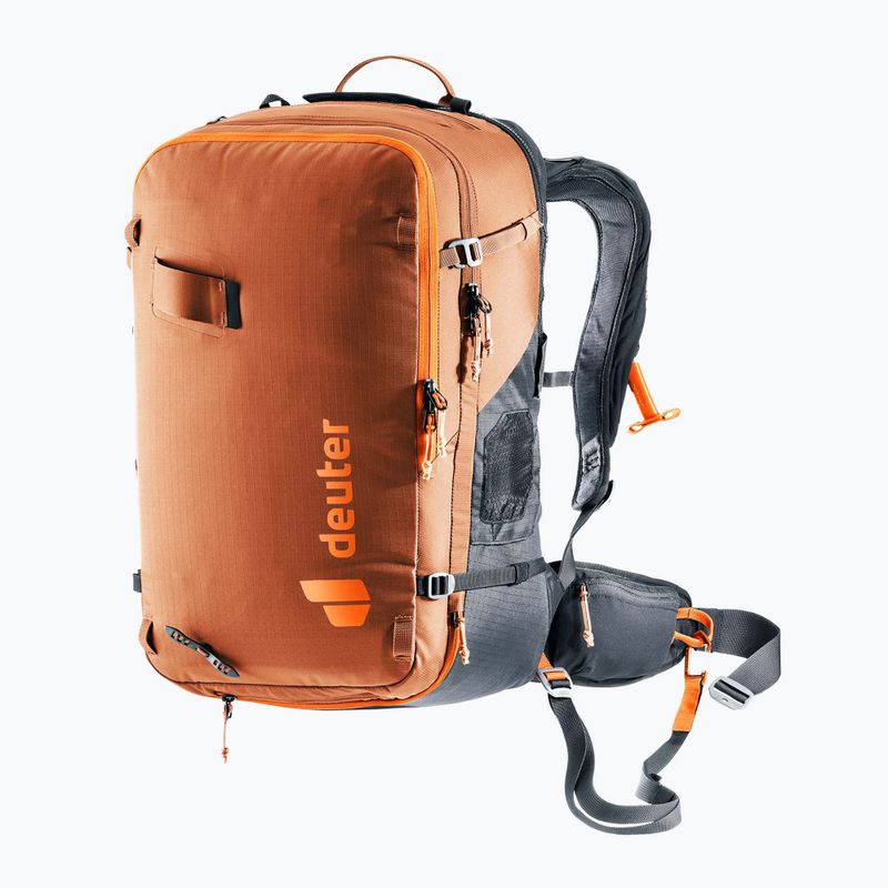Batoh Deuter Alproof 32 l gaštanový/čierny lavínový