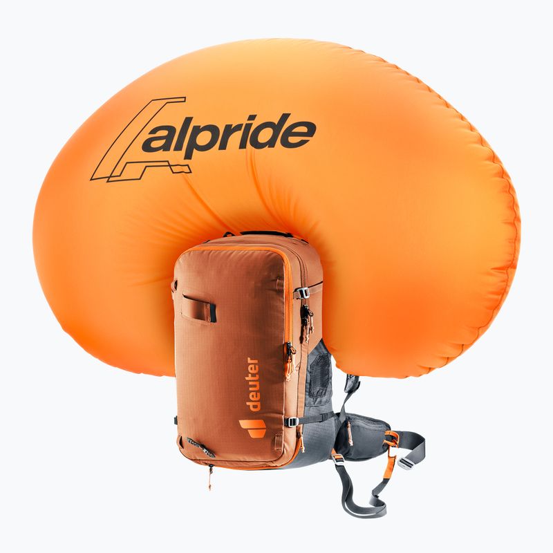 Batoh Deuter Alproof 32 l gaštanový/čierny lavínový 3