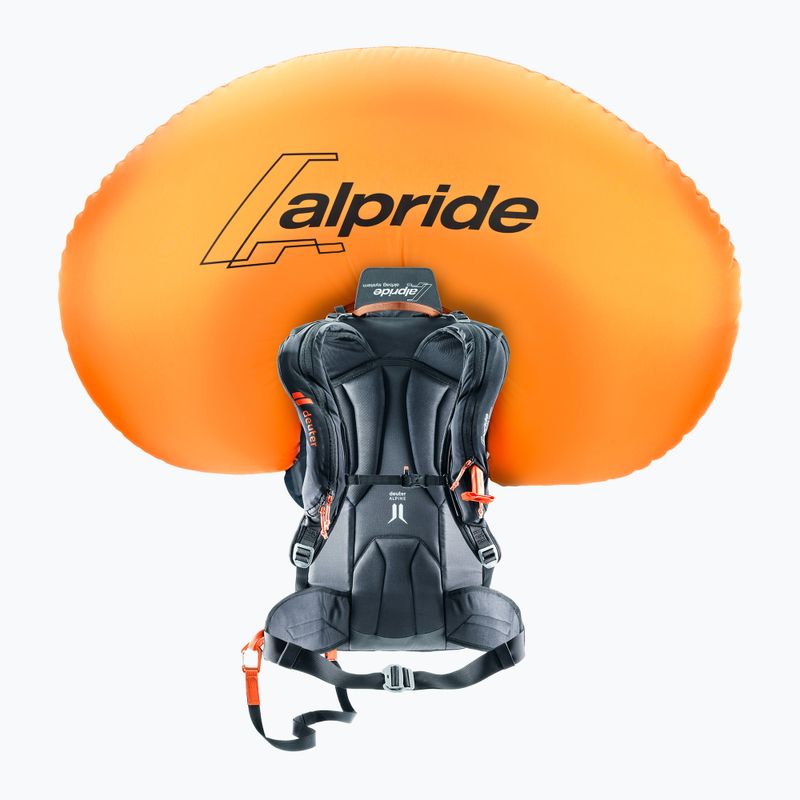 Batoh Deuter Alproof 32 l gaštanový/čierny lavínový 4