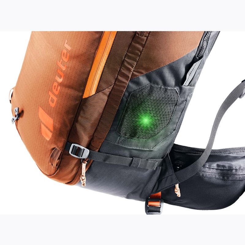 Batoh Deuter Alproof 32 l gaštanový/čierny lavínový 10