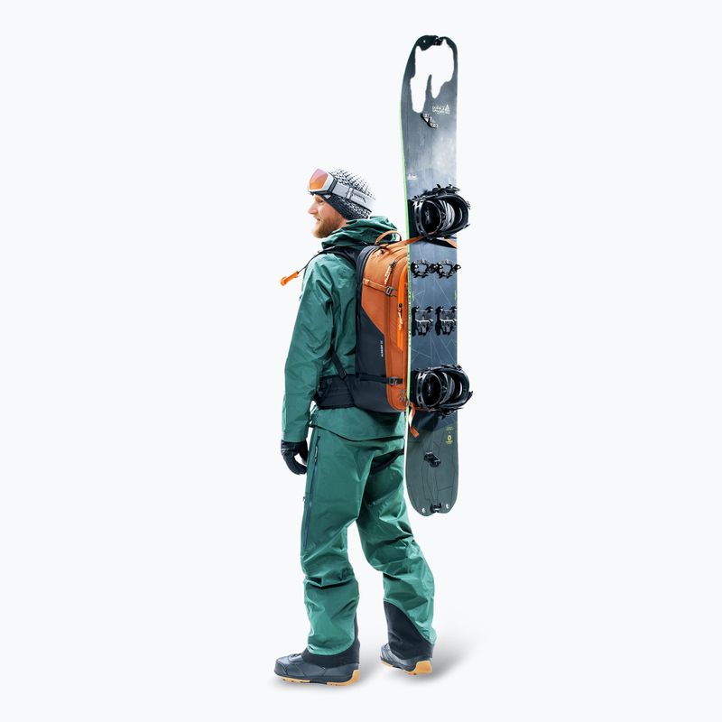 Batoh Deuter Alproof 32 l gaštanový/čierny lavínový 12