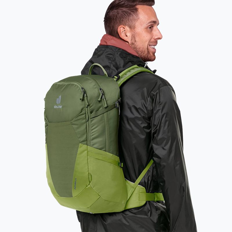 Turistický batoh Deuter Futura 23 l khaki/meadow 9