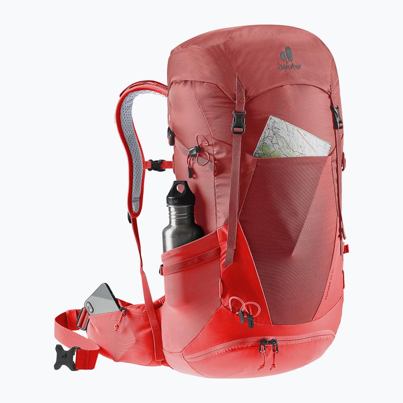 Dámsky turistický batoh deuter Futura 30 SL red 34007215589 8