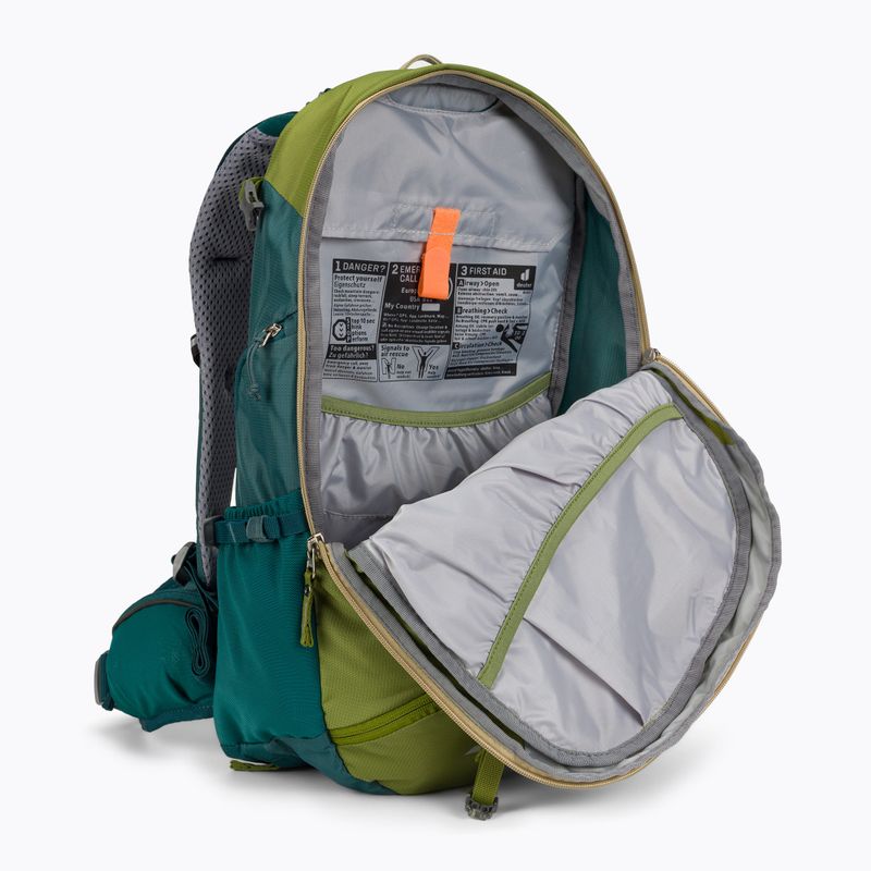 Cyklistický batoh Deuter Trans Alpine 24 l zelený 32212348 4