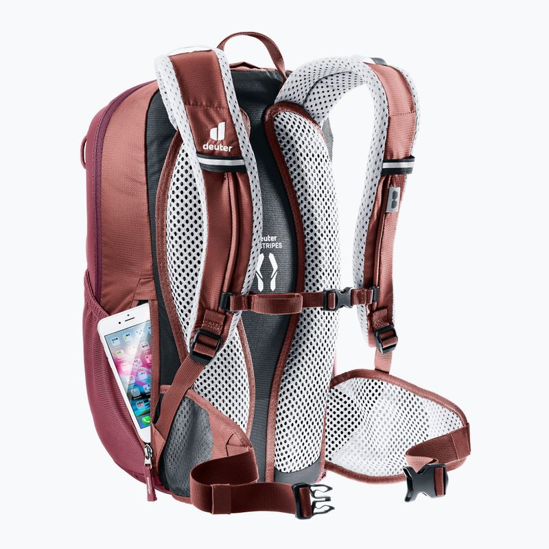 Dámsky batoh na bicykel deuter Bike I 18 l SL maron/caspia 9