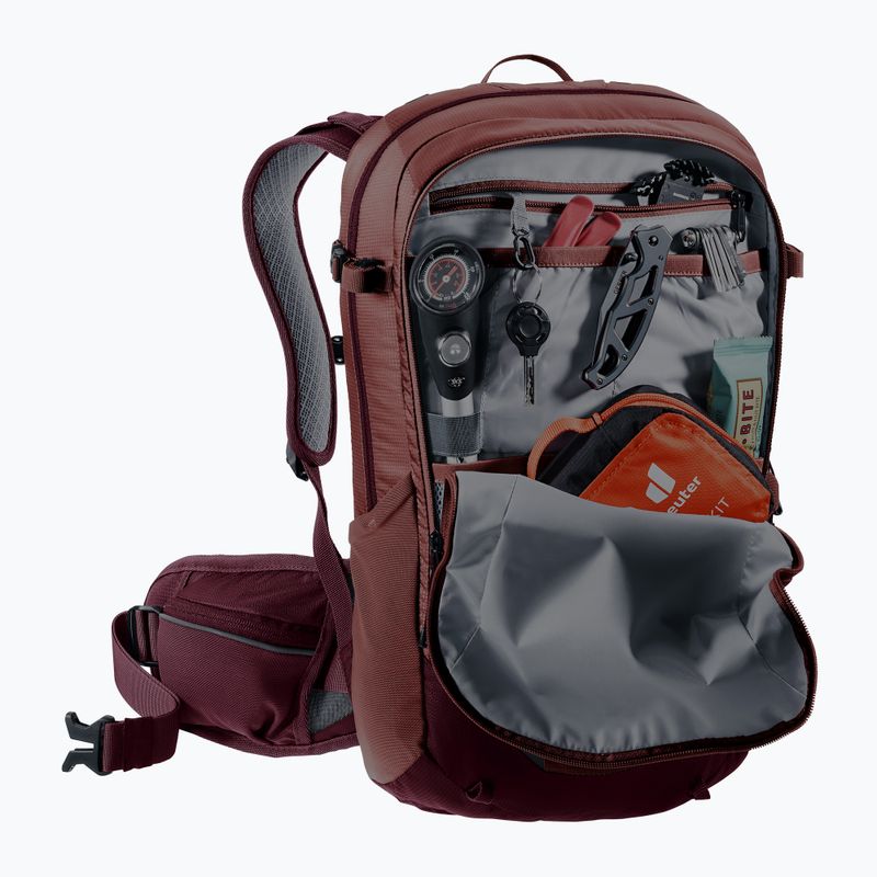 Dámsky batoh na bicykel deuter Flyt 12 l SL red 3211215591 10