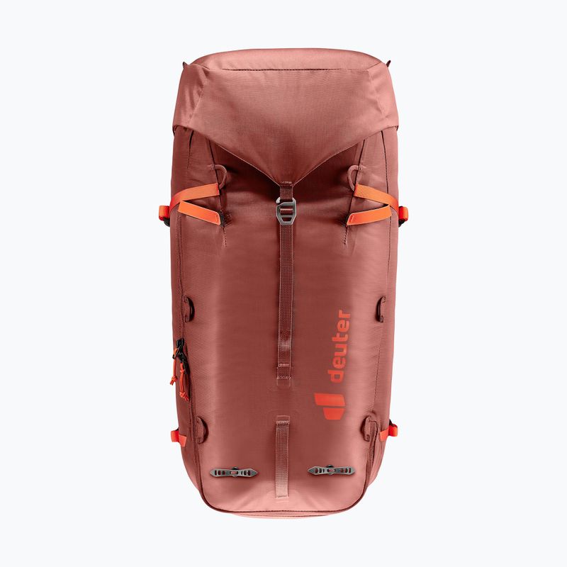 Horolezecký batoh Deuter Guide 34+8 l redwood/papaya