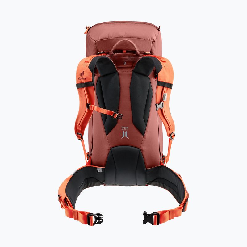 Horolezecký batoh Deuter Guide 34+8 l redwood/papaya 2