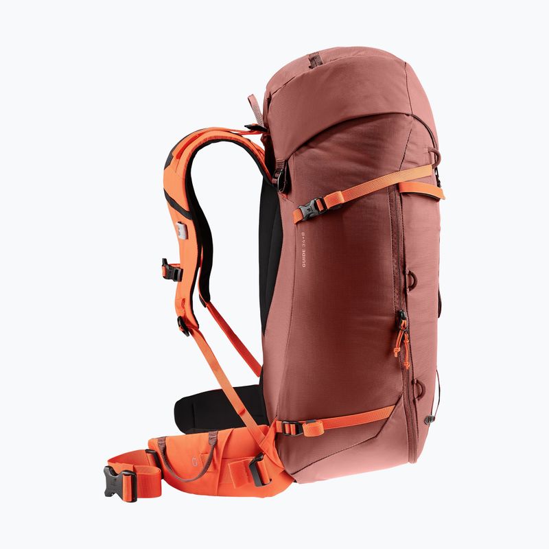 Horolezecký batoh Deuter Guide 34+8 l redwood/papaya 3