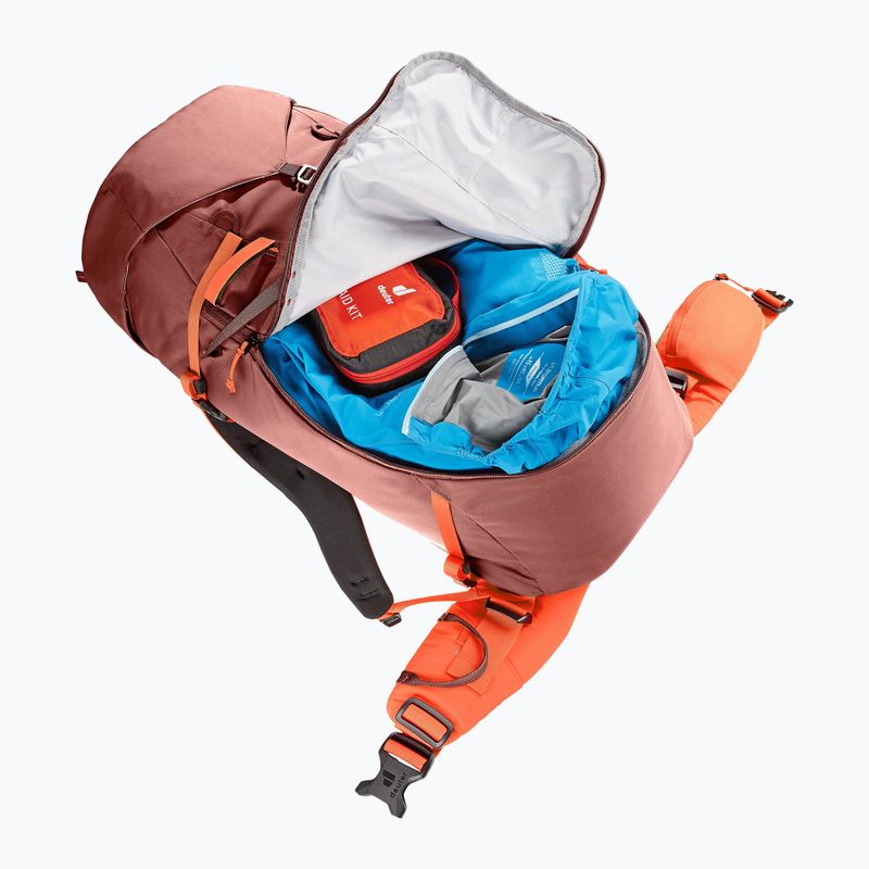 Horolezecký batoh Deuter Guide 34+8 l redwood/papaya 7