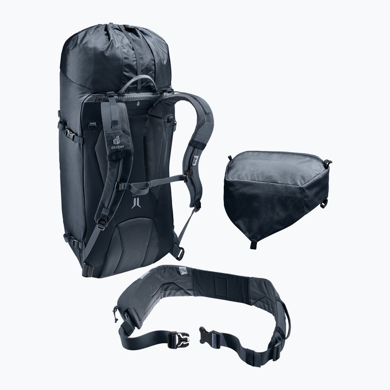 Horolezecký batoh deuter Guide 34+8 l black 8