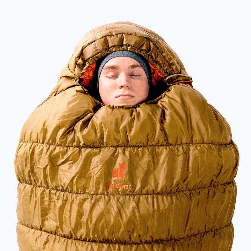 Spací vak Deuter Exosphere -11° mandle/paprika 8