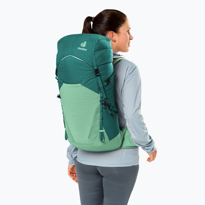 Dámsky turistický batoh deuter Speed Lite 28 l SL seagreen/spearmint 11