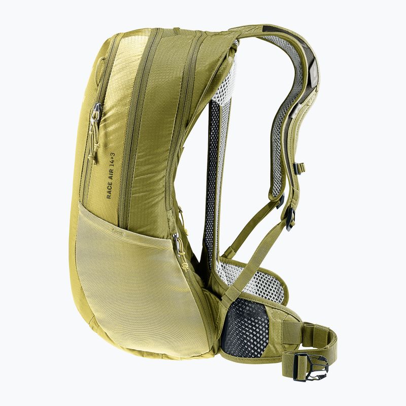 Cyklistický batoh Deuter Race Air 14 + 3 l lipa/cactus 8