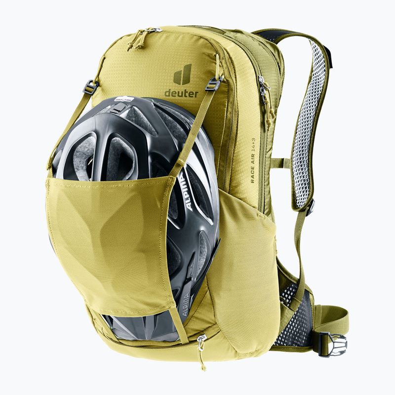 Cyklistický batoh Deuter Race Air 14 + 3 l lipa/cactus 10