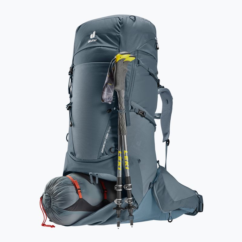 Trekingový batoh deuter Aircontact Core 70+10 l graphite/ shale 10