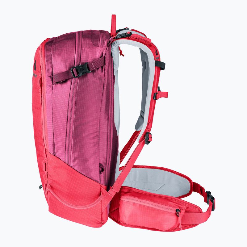 Dámsky lyžiarsky batoh deuter Freerider 28 l SL hibiscus/ ruby 5